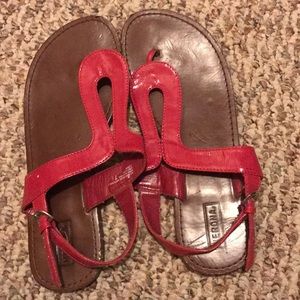 Dark pink merona sandals